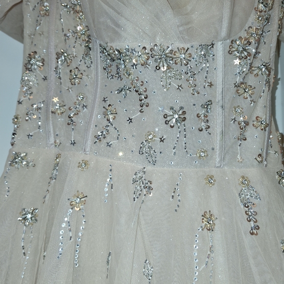 Elegant Sequin Embellished Prom Dress - Picture 5 of 7